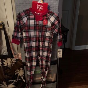 Macy's Red and Blue Plaid Kids Pajamas
